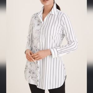 Chico's no iron dress shirt Size XL